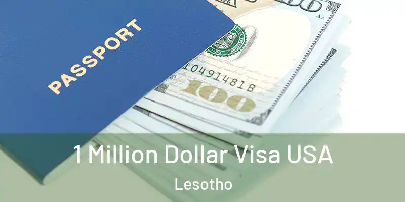 1 Million Dollar Visa USA Lesotho